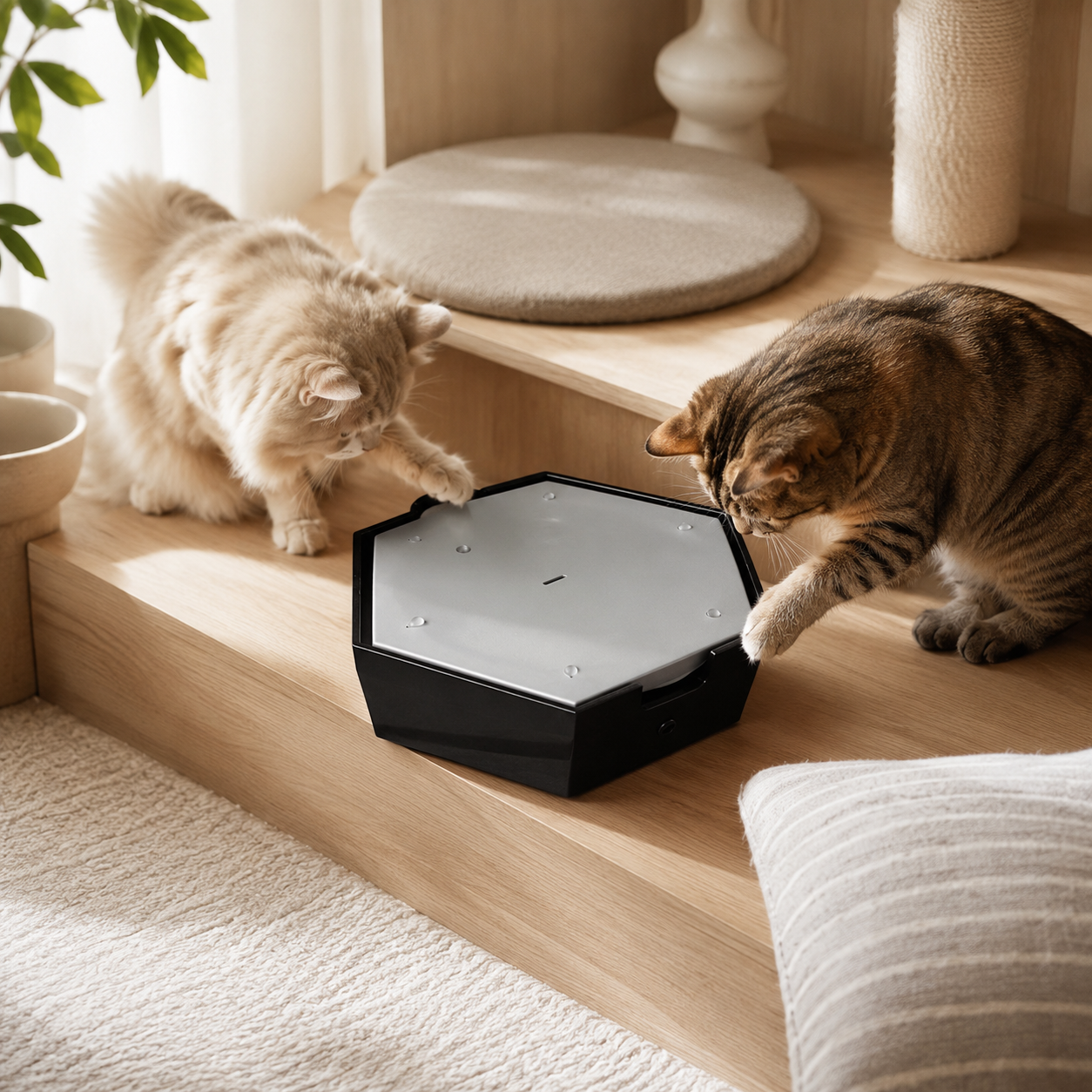 Mizu Flow | Interactief verrijkingssysteem voor katten