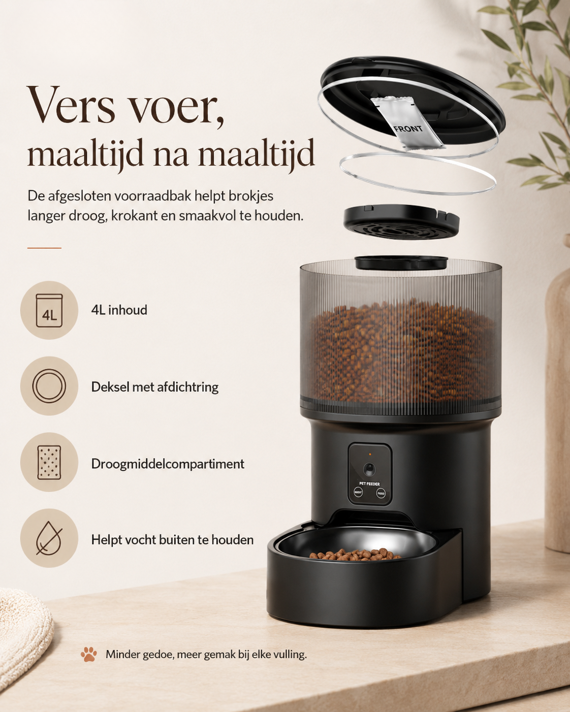 FeedCam Pro | Slimme voerautomaat met camera