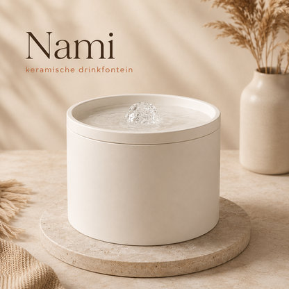 Nami FlowBowl | Keramische drinkfontein voor katten