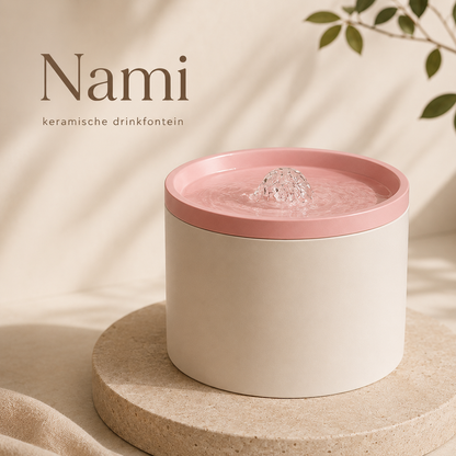 Nami FlowBowl | Keramische drinkfontein voor katten
