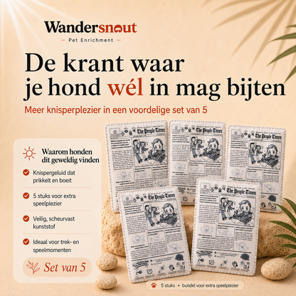 Jouet pour chien journal sonore Wandersnout