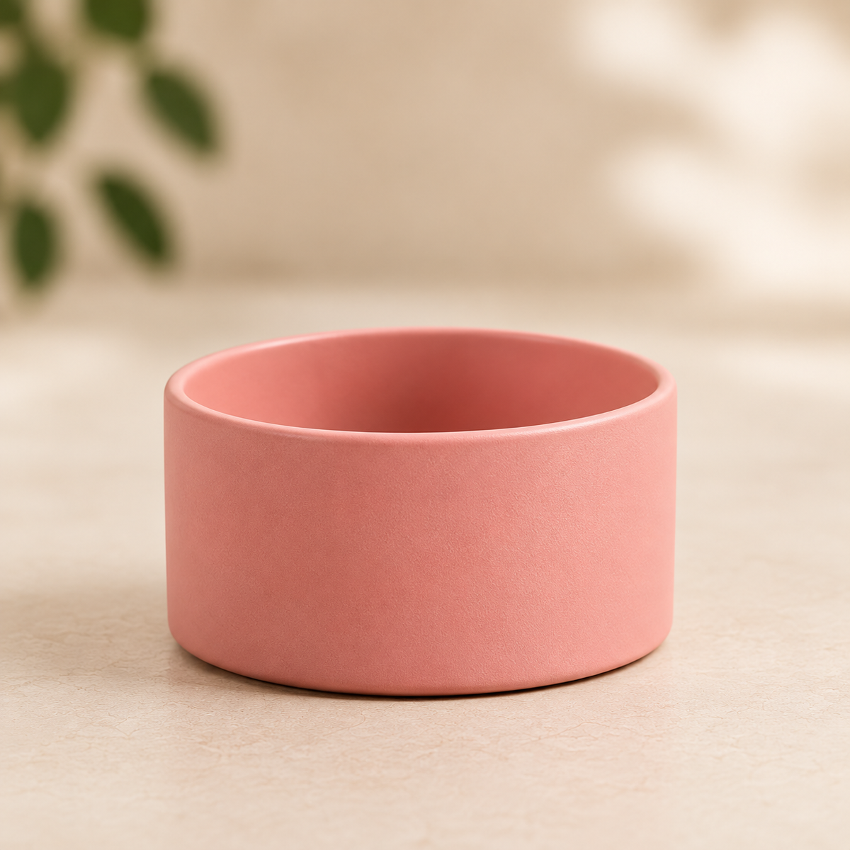 Roze Kera keramische voerbak 850 ml zonder standaard
