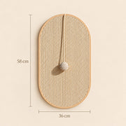 Kiva WallScratcher Ovaal Groot – afmetingen 58 × 36 cm