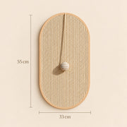 Kiva WallScratcher Ovaal Middel – afmetingen 55 × 33 cm