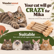 Mika silvervine sticks for cats - suitable for cats of all ages and breeds