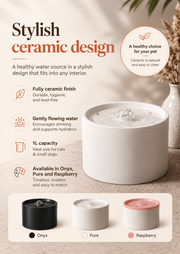 Nami FlowBowl ceramic design, capacity and colour options