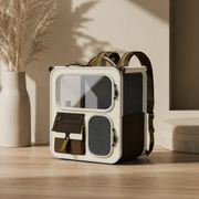 Nomad Duo beige bruin in rugzakuitvoering zonder trolleybasis