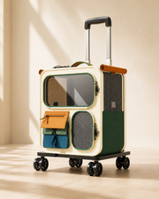 Nomad Duo premium transporttrolley voor katten en kleine honden