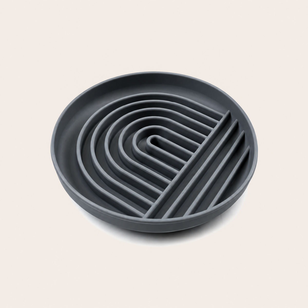 Tempo Slow Bowl silicone slow feeder for dogs in charcoal