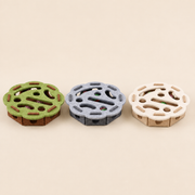 Bellora Felt round variants in green, gray and camel