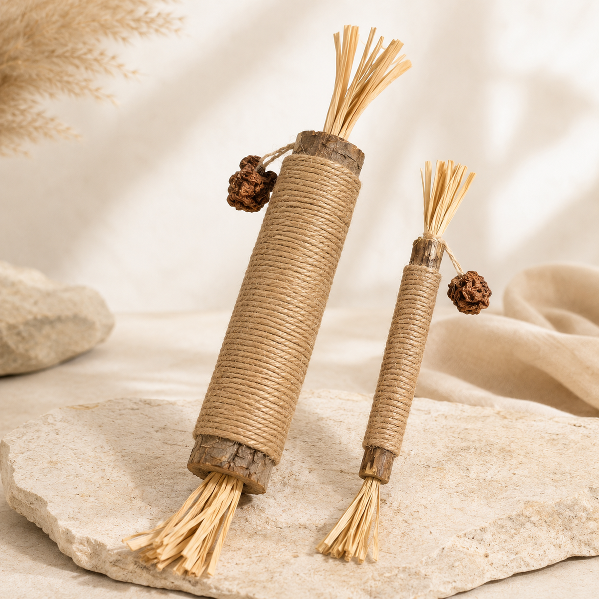 Mika silvervine chew sticks for cats in standard and XL sizes