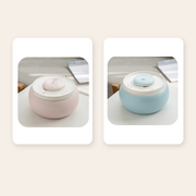 Mira Flow 1.8 keramische kattenfontein in roze en blauw