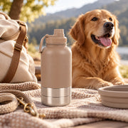 Tova TravelBottle onderweg met een hond